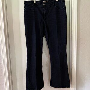 Kut from the Kloth Fab Ab High Rise Flare Jeans | 14W | Dark Wash | Like New